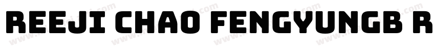 REEJI CHA0 FengyunGB Regular字体转换